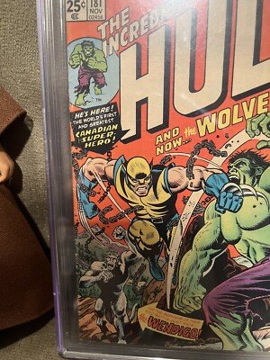 Incredible Hulk #181 CGC 4.0 VG 1st Full Appearance Wolverine 1974