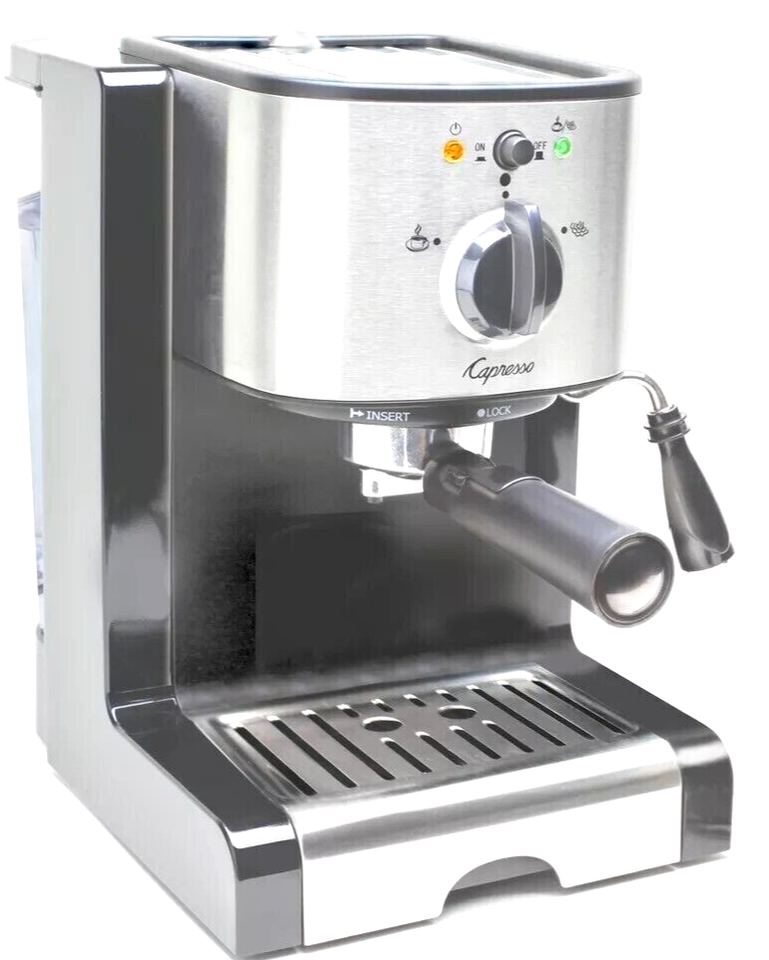 Capresso Pump Espresso/Cappuccino Machine Stainless Steel EC100 116.04