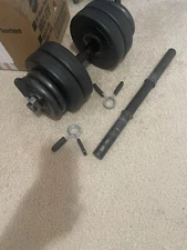 Dumbbell Set 56 LB Adjustable Weight Set for Men & Women Body Building Training