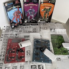 3 Metabots Magnum Noas Trooper Model Kits Robots Manuals 13” Tall Microbot NEW