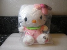 Sanrio 9" Hello Kitty Plush Figure With strawberry By Aoger with Tags 2014 rare