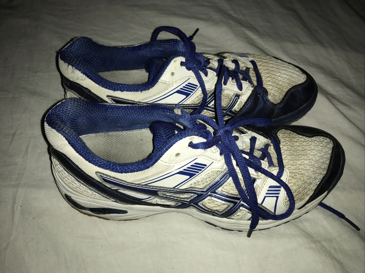 ASICS GEL 1140V Women s Size 8 Blue White Volleyball Shoes B251N