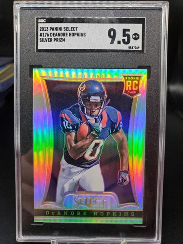 2013 Panini Select DeAndre Hopkins Silver Prizm RC Houston Texans 176 SGC 9.5