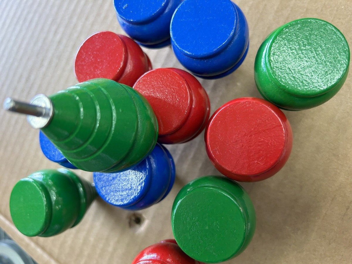 12 Wooden Spinning Top toys | eBay