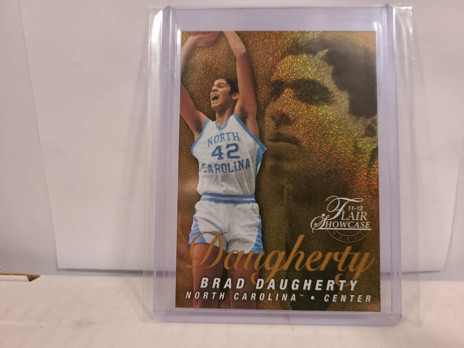 2011 FLEER RETRO BRAD DAUGHERTY LEGACY COLLECTION # 150 FILA 0 UNC TAR HEELS SP