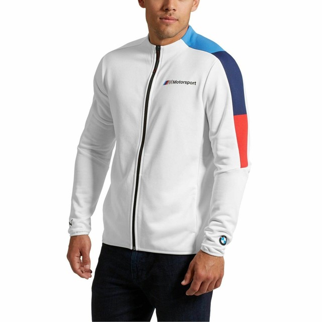 PUMA Men's Track Jacket White Size 