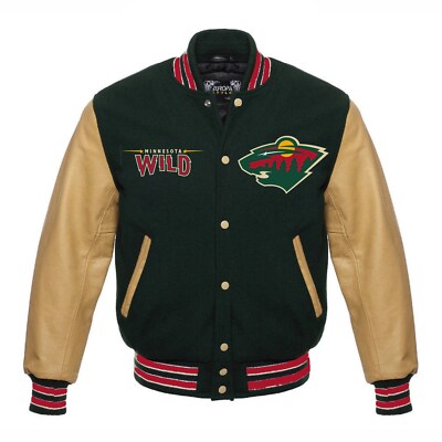 NHL Minnesota Wild 2016 2022 Winter Classic varsity jacket all