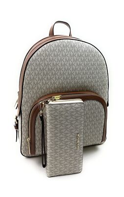 Michael Kors Jaycee Large Backpack School Bag Bundled JST