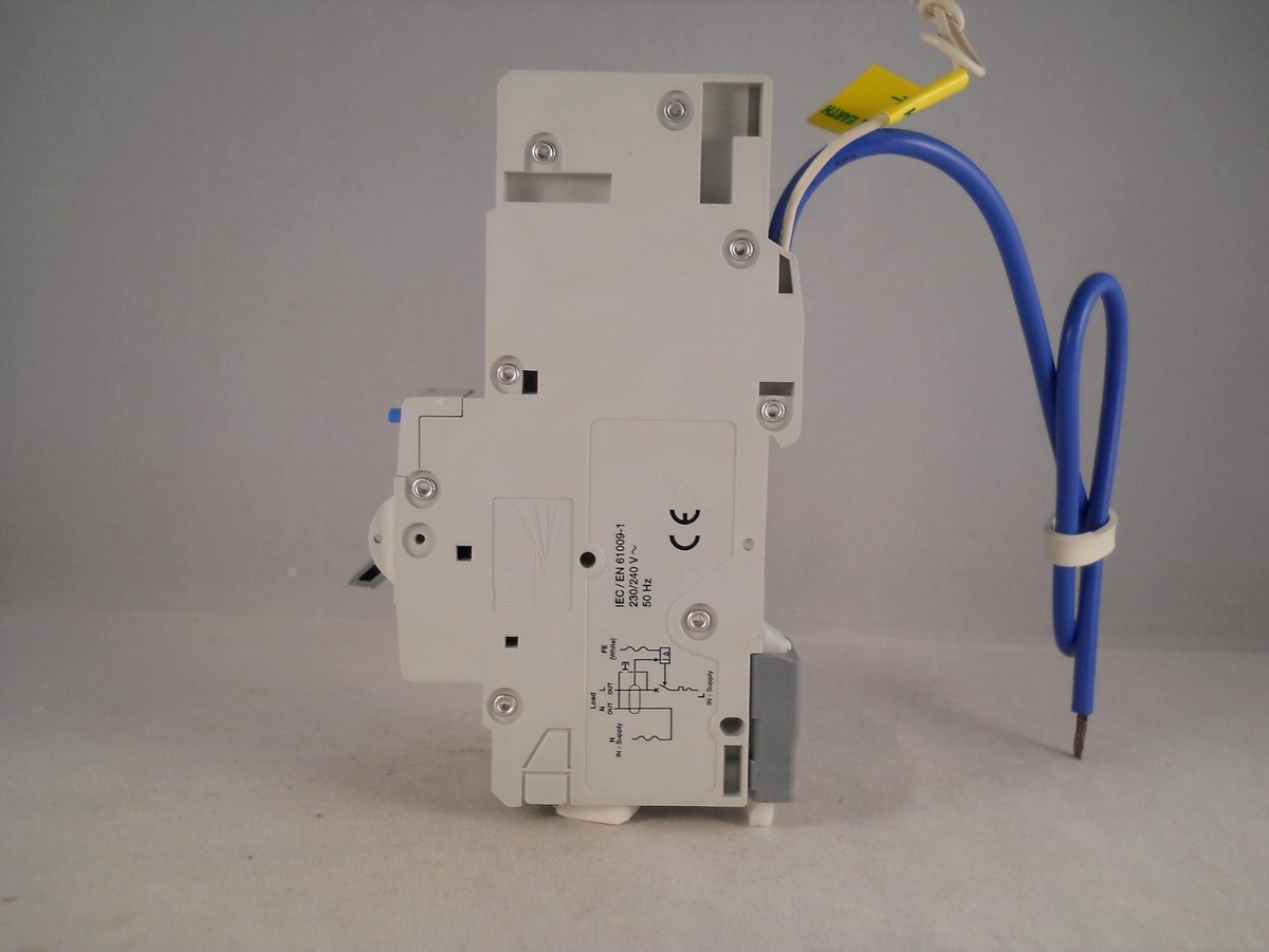Hager ADN116 RCBO 16A 30mA Tipo AC – Interruttore Magnetotermico Differenziale Usato, 6kA