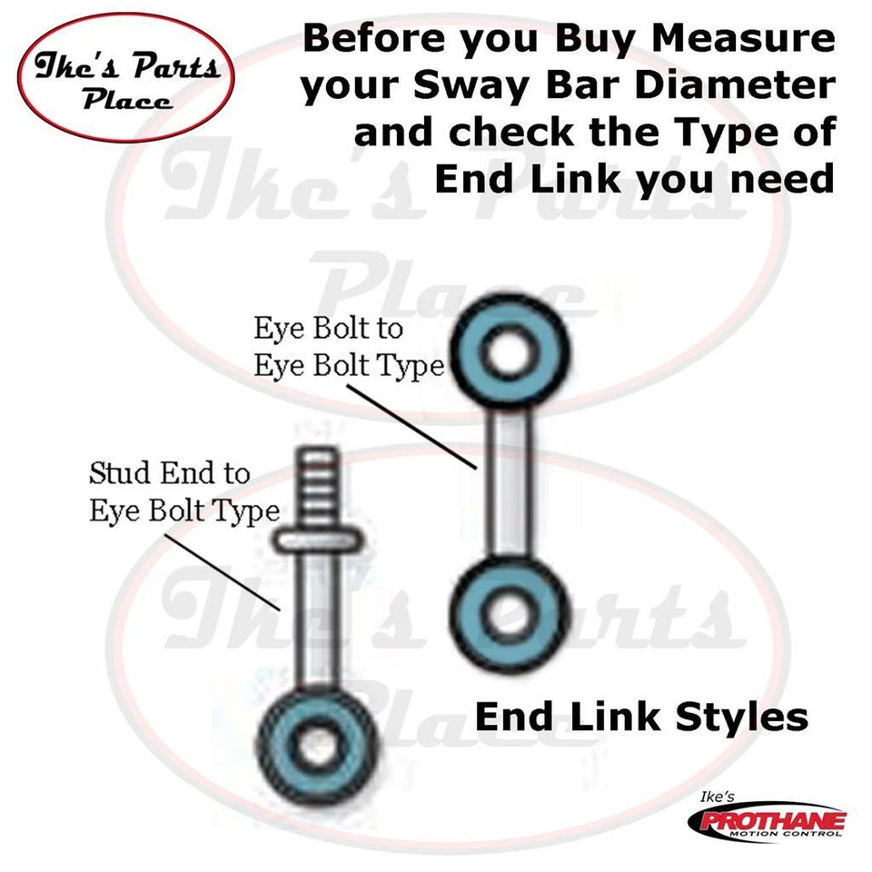 Kit de barra estabilizadora y buje de enlace final Prothane 1-1117 Cherokee 1-1/8" Comanche/Grand Foto 3 de 4