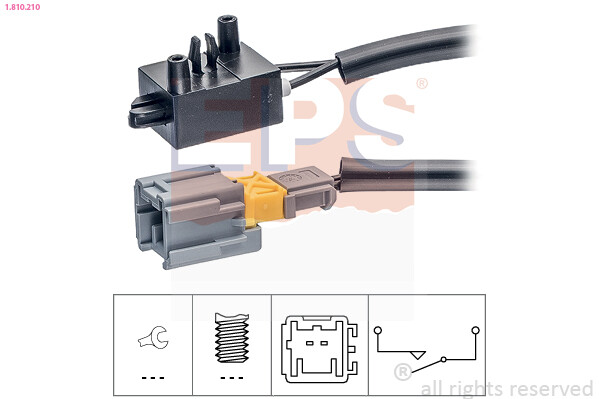 EPS 1.810.210 Switch, Clutch Control (Engine Timing) For CitroËN DS Fiat Opel PE-image