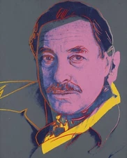 ANDY WARHOL Poster or Rolled Canvas Print "Tennessee Williams"