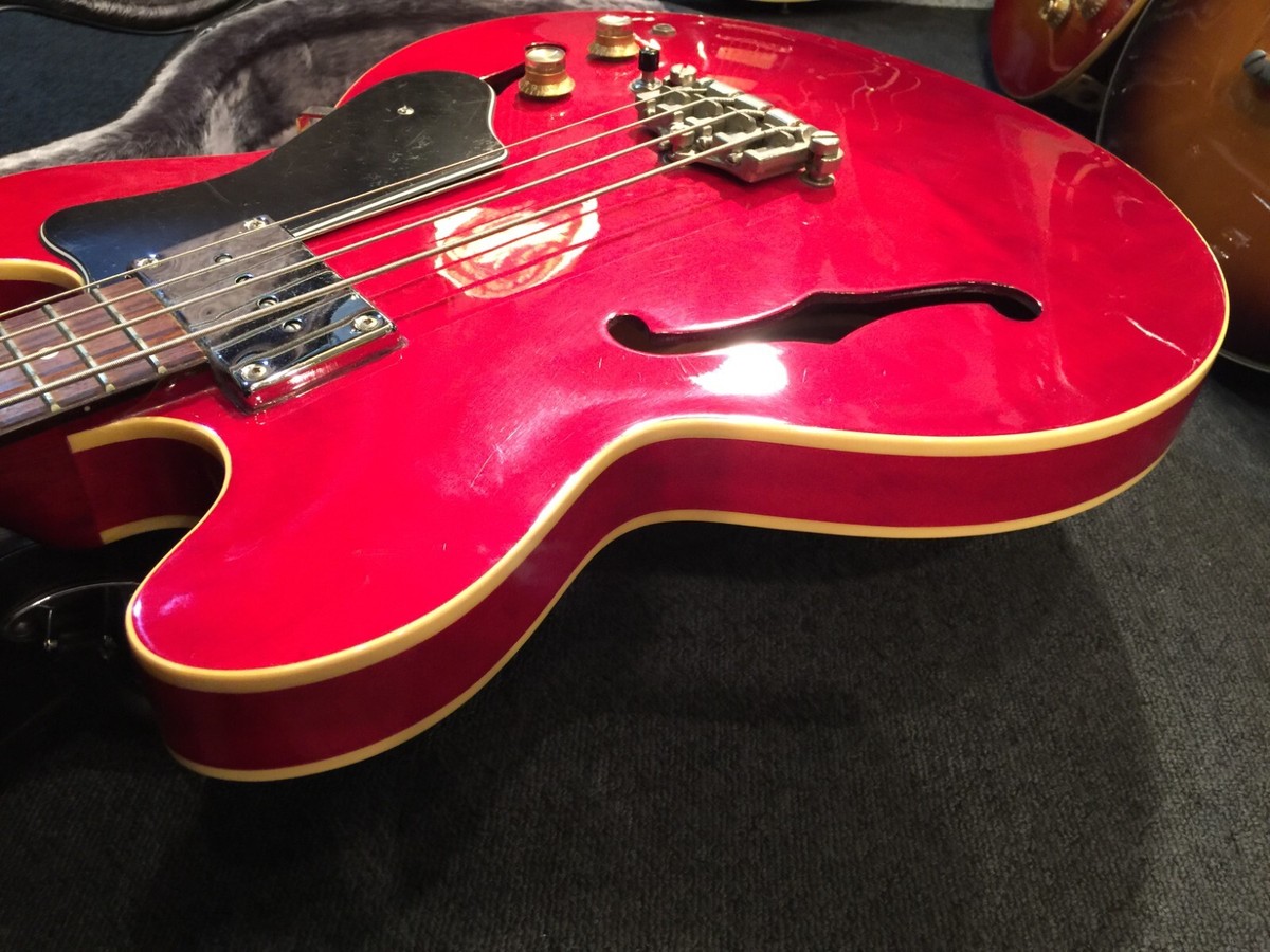 No.031422 RARE Epiphone JAPAN EB-Ⅱ EB2 RED EX+ | eBay