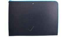 PORTAFOGLIO MONTBLANC MEISTERSTUCK PELLE BLU COBALTO GRANA MORBIDA 124116