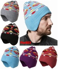 Southwest Native Ear Knit Beanie with Earflap 3122 New