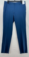 Nordstrom Extra Trim Fit Blue Trouser Flat Front Pants Size 32x32 NWT