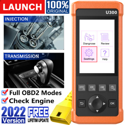 LAUNCH OBD2 Engine Check Code Reader Transmission Injection Diagnostic Scan Tool