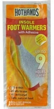 (Pack Of 4)HotHands Insole Foot Warmers With Adhesive 1-Pair Per Pack- NEW