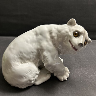 Polar Bear Figural Perfume Light Ernst Bohne & Sohne Germany Art Deco