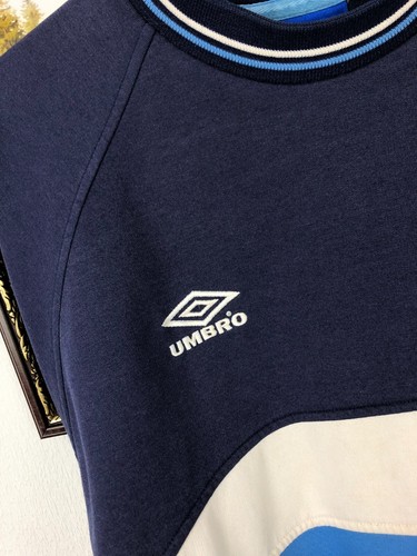 Vintage 90's Umbro Chelsea Football Sweatshirt Soccer Track Top Crewneck Size L - Picture 5 of 14