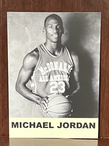 1988 Baseball Card Kingdom Michael Jordan McDonald's All American Promo Card #35
