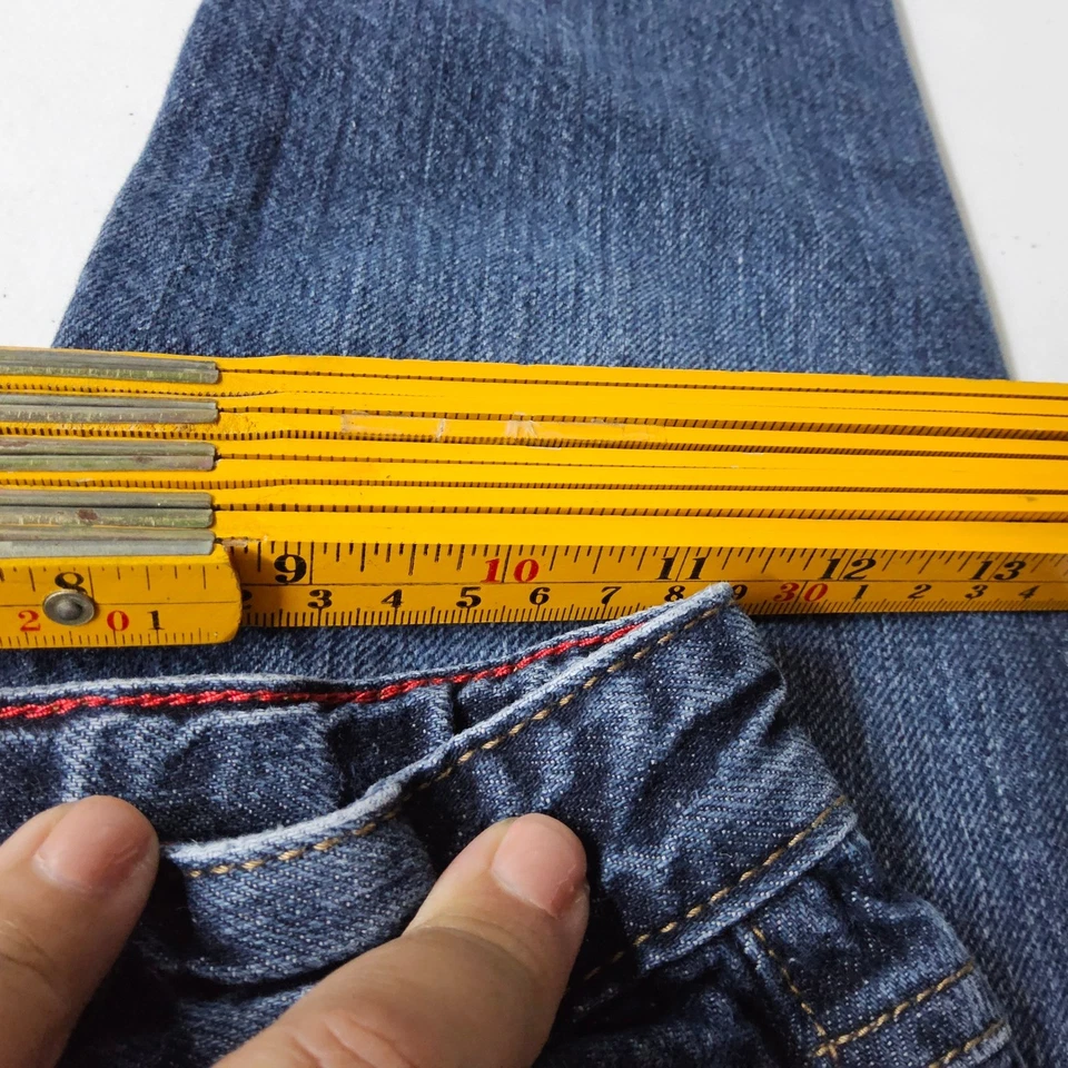 Pantalones de mezclilla Hanna Andersson lavado oscuro informales diarios talla 8 Foto 4 de 4