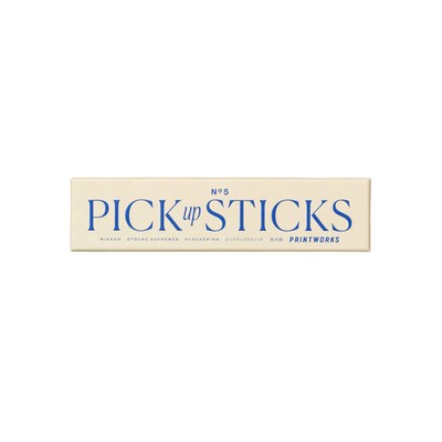 Printworks Spiel Classic - Pick-up Mikado - Blau