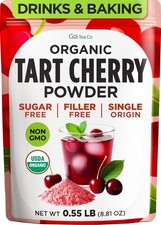 Organic Tart Cherry Powder, 0.55 Lb - 100 Natural 8.81 Ounce Pack of 1 