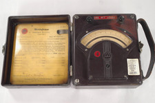 Westinghouse Millivoltmeter Tyupe PX-5, Brown Bakelite Case, Made 1941, UNtested