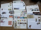 Collection Of 100 GB First-Day Covers, See Scans For Details, #2