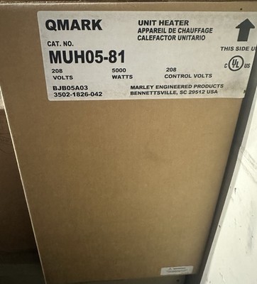 Marley QMark MUH05-81 Electric Unit Heater, 208V 5000 KW