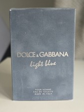 Dolce & Gabbana Light Blue Pour Homme Eau De Toilette 200ml Brand New, NO SEAL