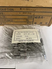 0.2 ohm 3 Watt Wire Wound Power  flameproof  Resistors New Pack of 100