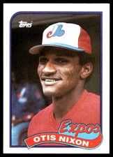 Otis Nixon 1989 Topps #674 Montreal Expos MLB READ FREE SHIPPING AutographDen