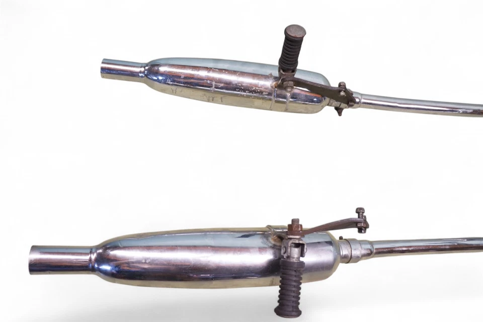 Triumph T100 T100R 1971 500cc Daytona T100C Trophy *2432A tubos de escape  Foto 4 de 4