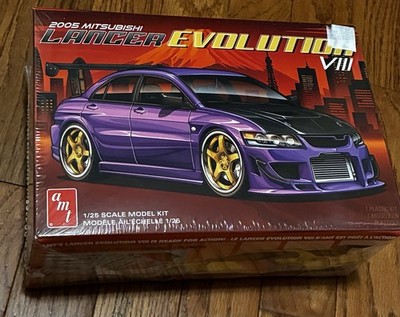 SKILL 2 MODEL KIT 1995 MITSUBISHI LANCER EVO VIII 1/25 SCALE BY AMT AMT1552 M