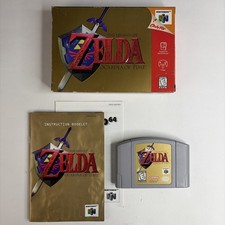 Nice! Legend of Zelda Ocarina of Time Nintendo 64 N64 CIB Complete Box