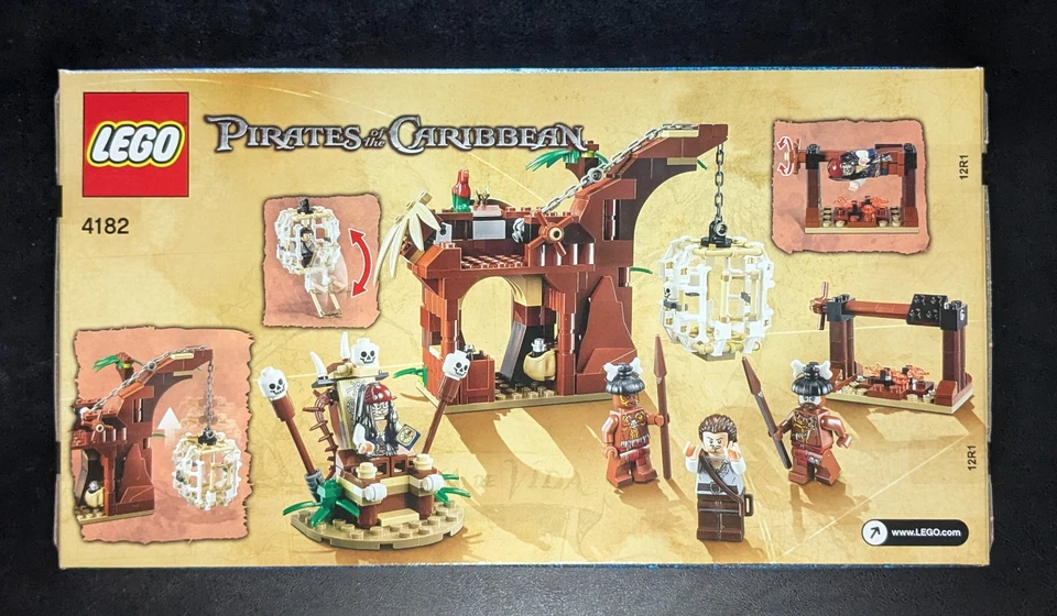 LEGO 4182 PIRATES of THE CARIBBEAN THE CANNIBAL ESCAPE NEW SEALED JACK 🏴☠️🦜🆕 - Image 2 of 4