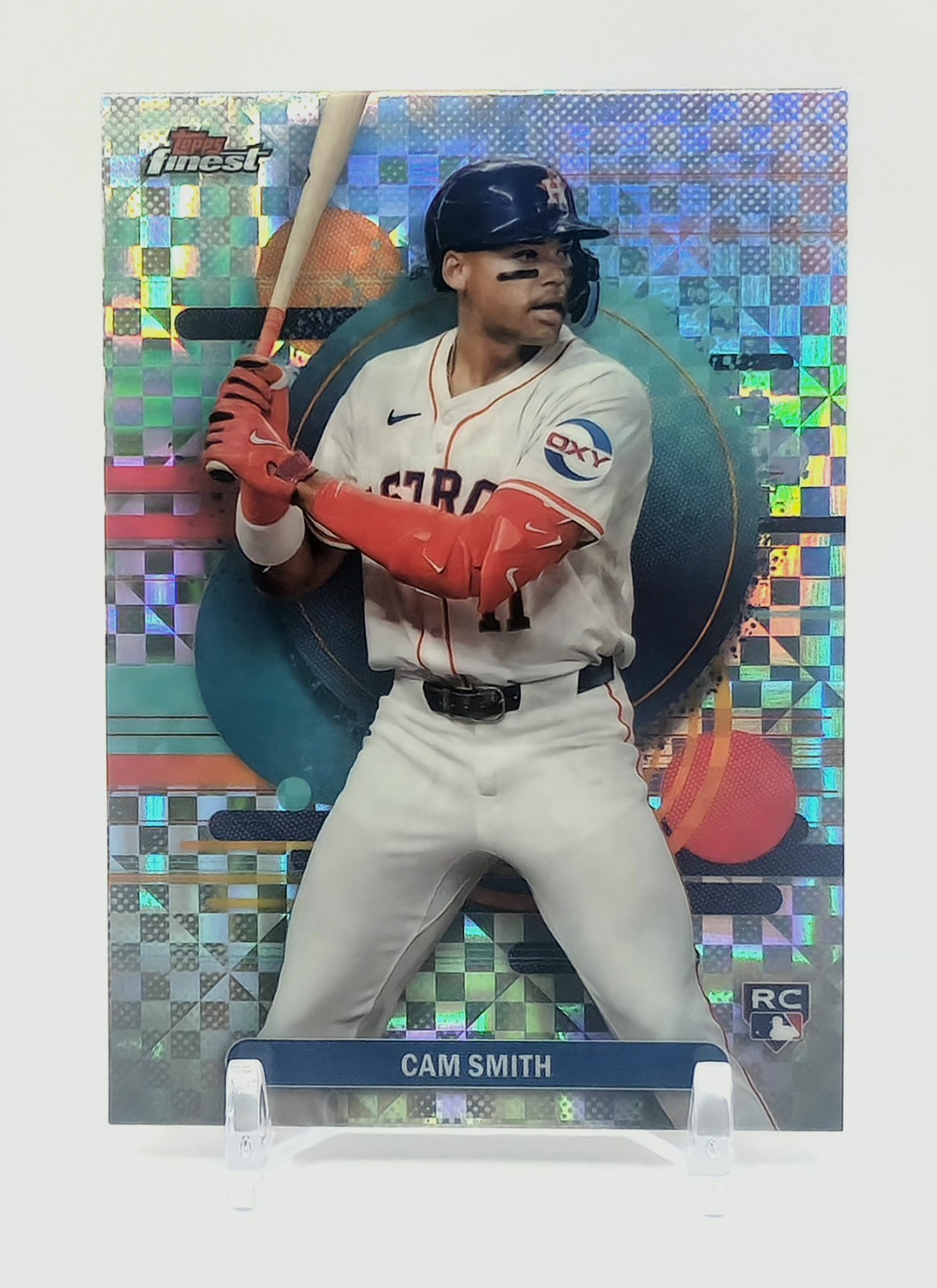 2025 Topps Finest Cam Smith Uncommon Refractor X-Fractor Rookie RC #146 Astros