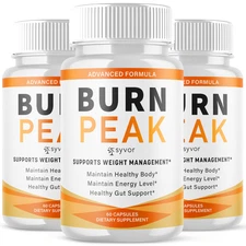 (3 Pack) Burn Peak Advanced Formula Natural Energy & Fitness Vitamin 180 Capsule