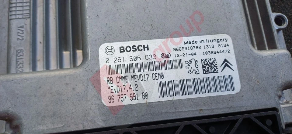 CITROEN DS4 THP DSPORT 11-13 ENGINE ECU 1598CC EP6CDTX (5FU)  9675799180 - Image 3 of 4