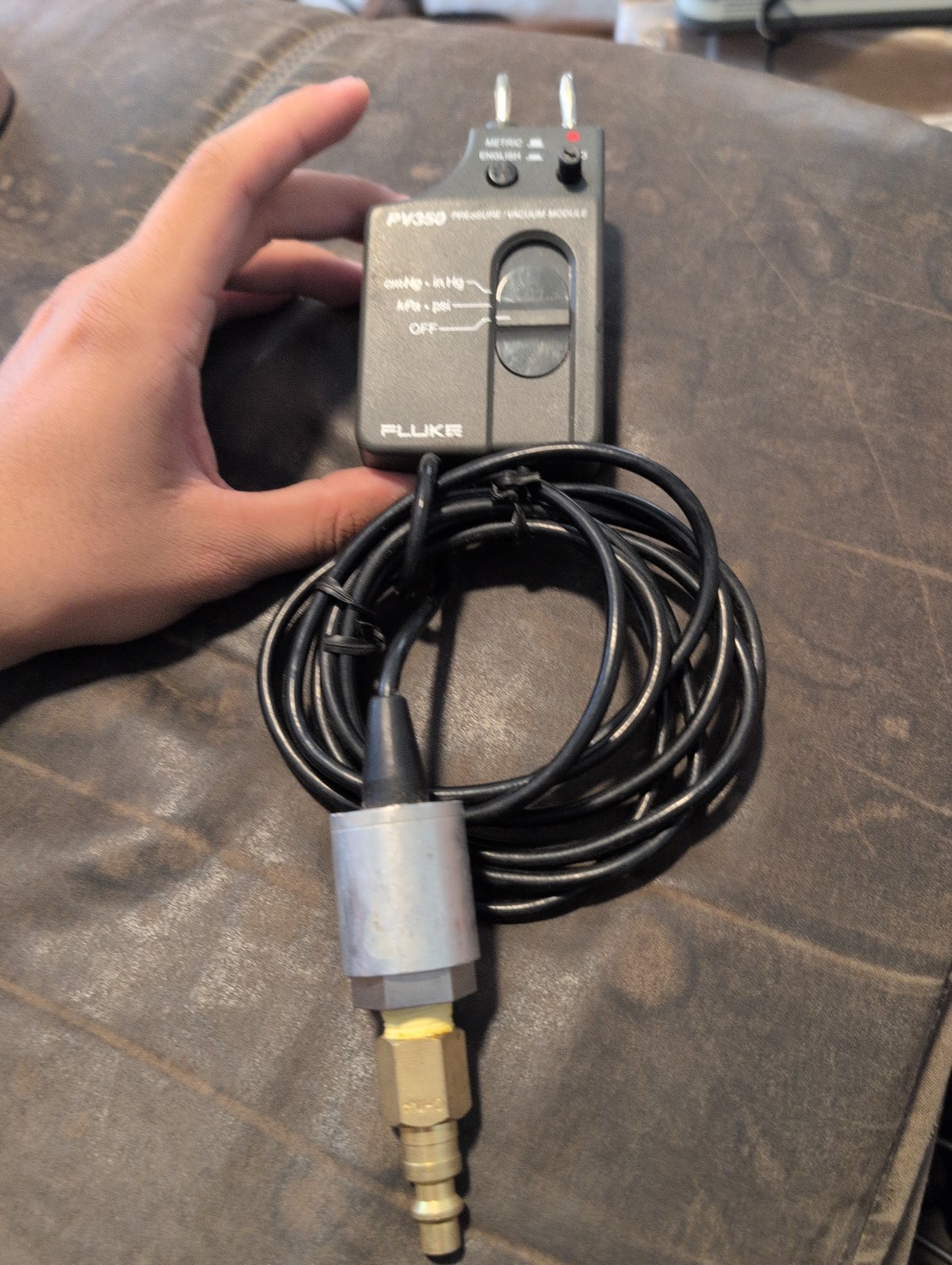 Fluke PV350 Pressure / Vacuum Transducer Module Chip In Plastic On Top
