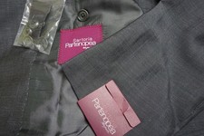 Sartoria Partenopea Gray Mohair Wool Silk 2 Pc Suit Jacket Pants 42R BRAND NEW