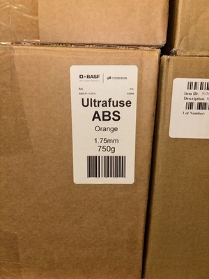 BASF Ultrafuse ABS Filament 1.75mm 750g [Orange] - Factory Sealed