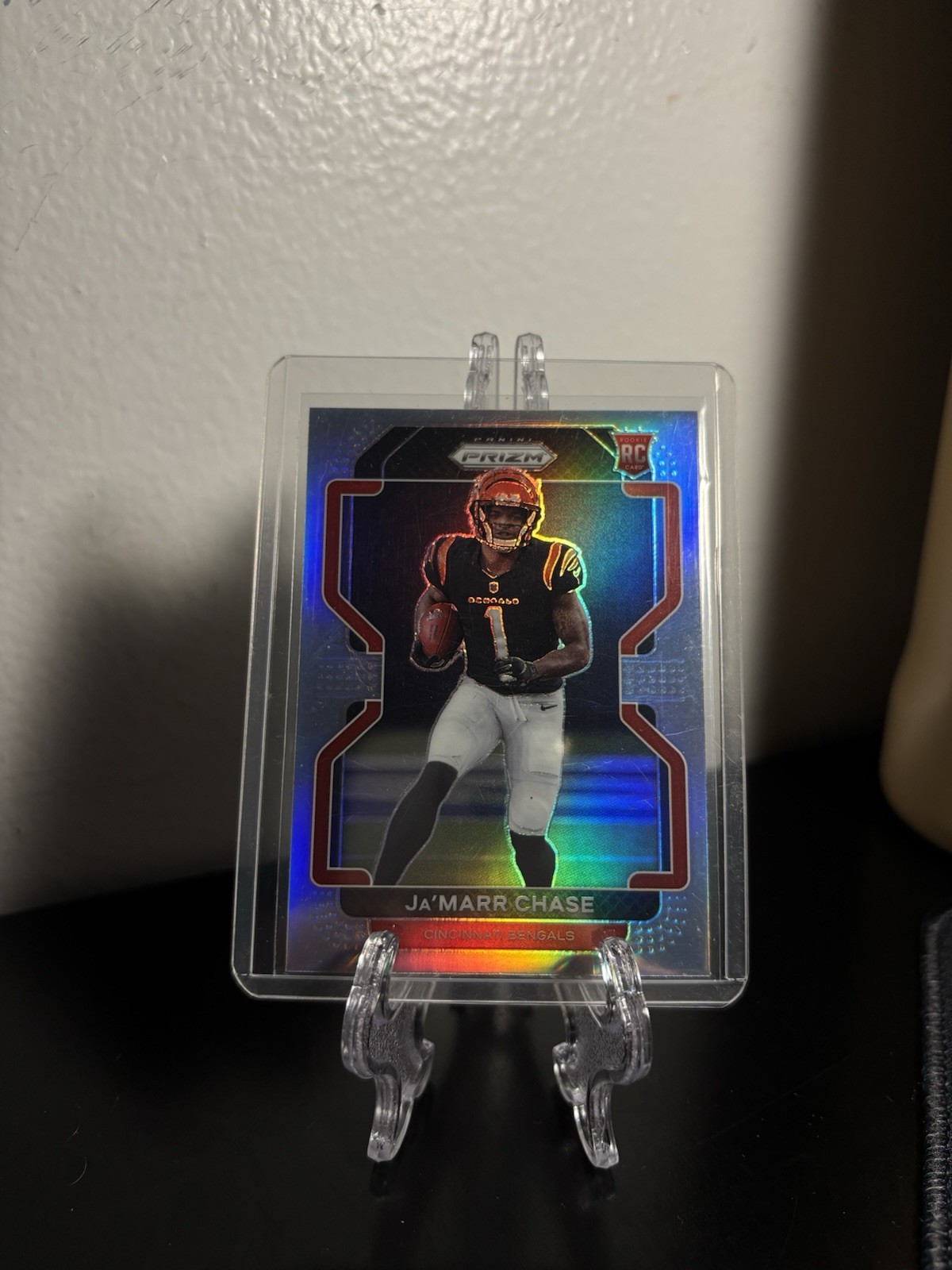 2021 Panini Prizm - Rookie Variation Ja'Marr Chase #V-337 Silver Prizm (RC)