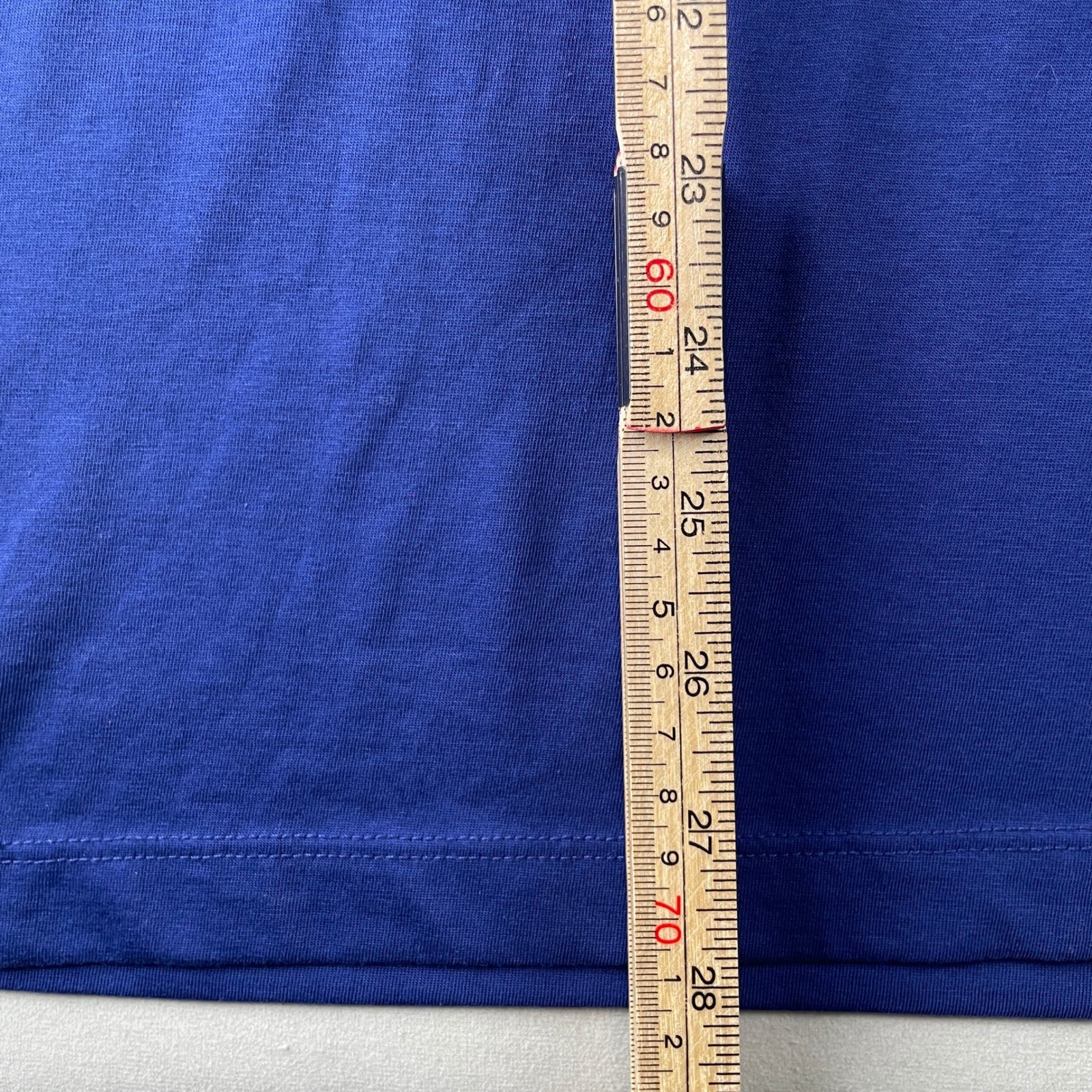 Lacoste T-Shirt Mens L/5 Blue Pima Cotton Short Sleeve Henley Regular Fit Croc thumbnail 5