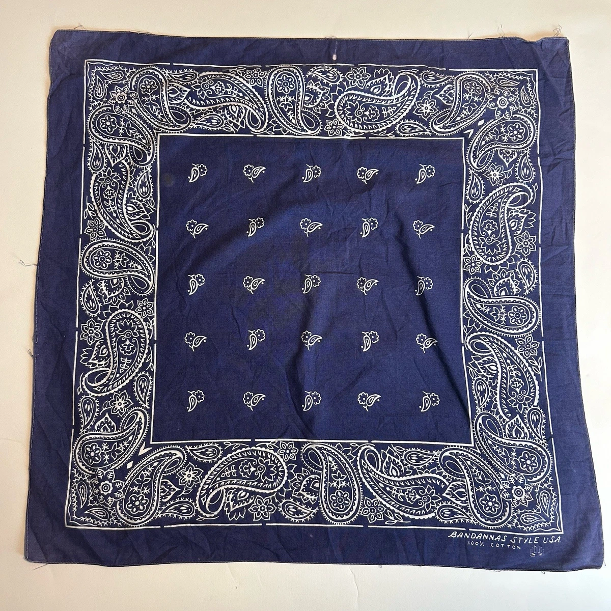 Western 100% Cotton Vintage Plain & Solid Handkerchiefs/Bandana