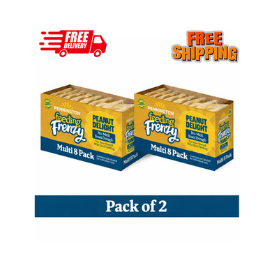 Peanut Delight Suet, 11.75 oz. Cake, Wild Bird Food, 8 Count each, 2 Pack