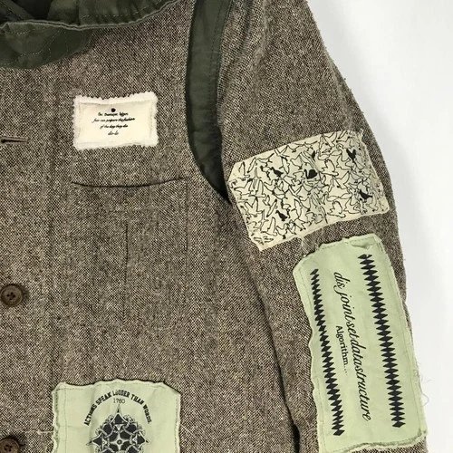 Rare japanese brand Do-Le Project x And A riot riot riot parka jacket men image 3