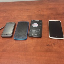 Lot of used 4 Cell Phones, various brands HTC, Samsung, Motorola Parts Working